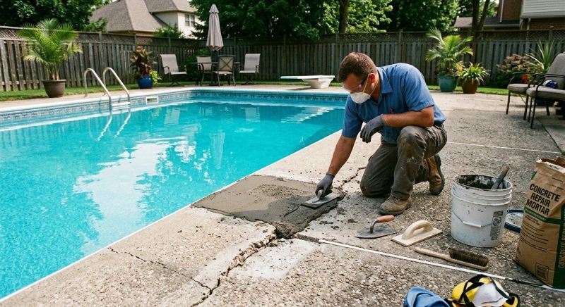 Pool Deck Pouring Service